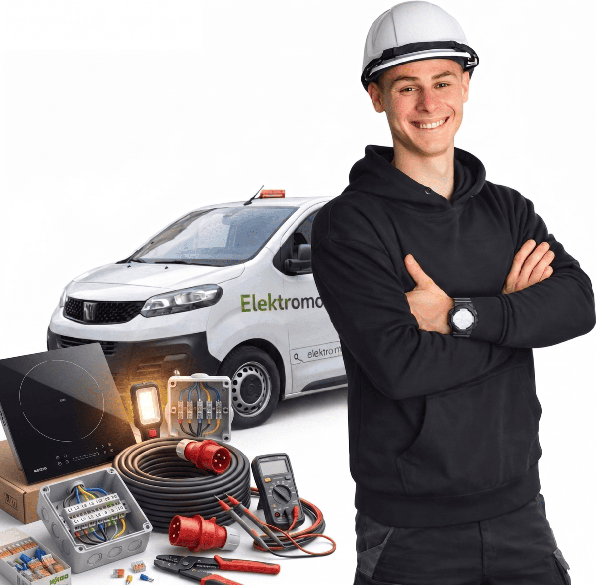 Elektryk podłączający płytę indukcyjną – Elektromontaż Wrocław